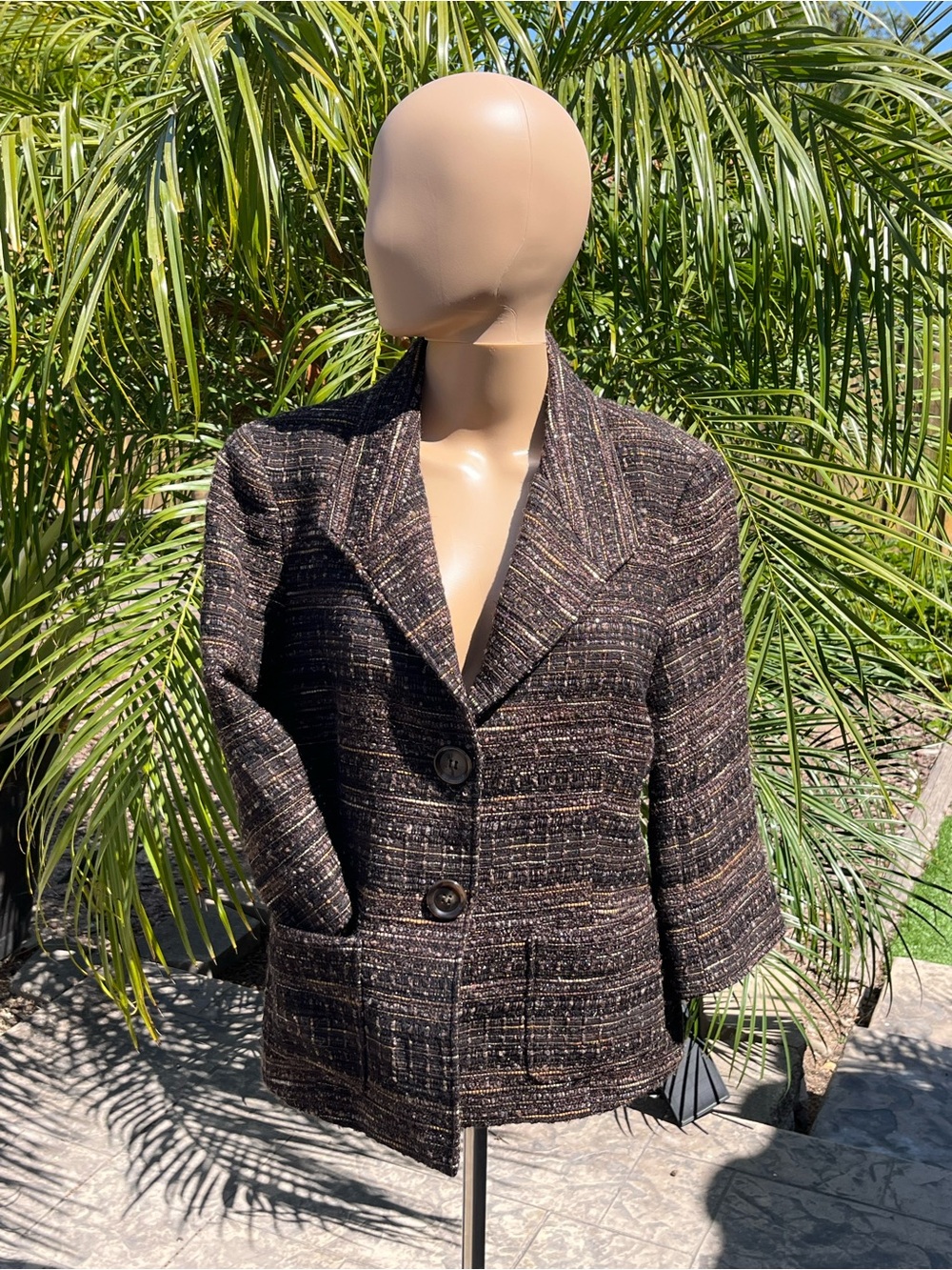 Lafayette 148 New York Tweed Blazer